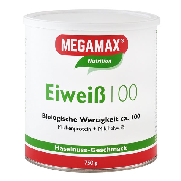MEGAMAX Eiweiß 100 HASELNUSS 750 g