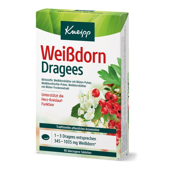 KNEIPP Weißdorn Dragees 90 St