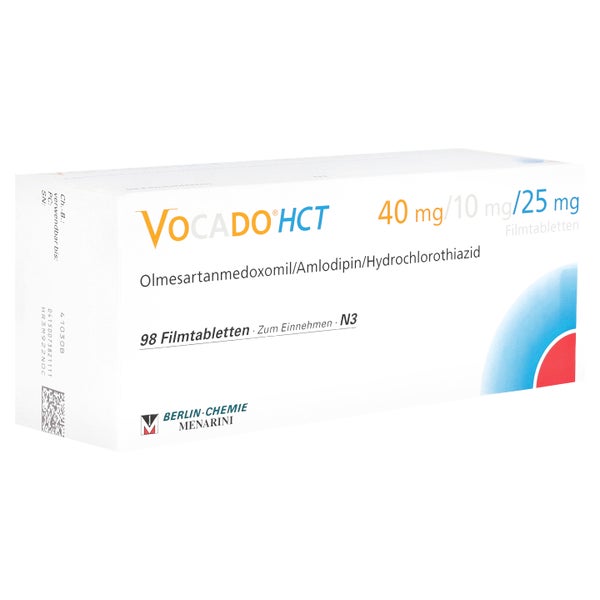 VOCADO HCT 40 mg/10 mg/25 mg Filmtabletten 98 St