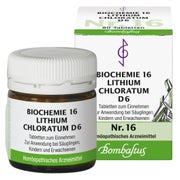 Biochemie 16 Lithium chloratum D 6 Table 80 St