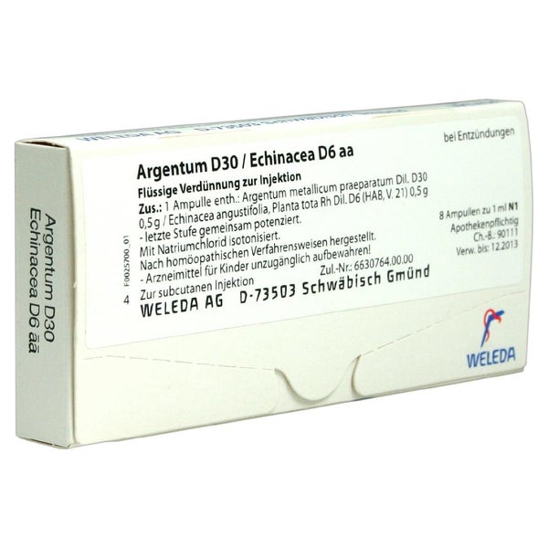Argentum D 30/echinacea D 6 aa Ampullen 8 St