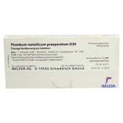 Produktabbildung: Plumbum Metallicum Praep. D 30 Ampullen 8X1 ml