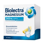 Produktabbildung: Biolectra Magnesium 243 mg forte Zitrone bei Magnesiummangel 20 St