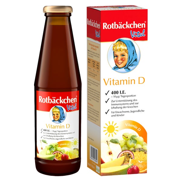 Rabenhorst Rotbäckchen Vital Vitamin D 4 450 ml