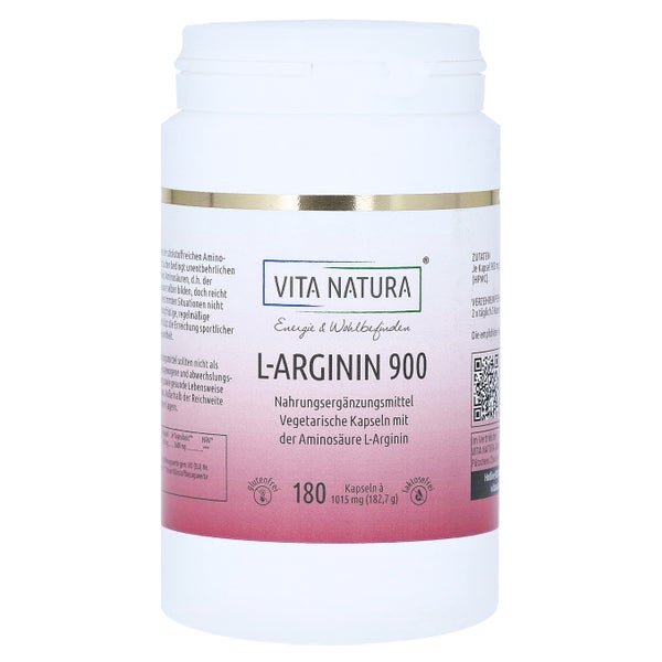 L-arginin 900 mg Vegi- Kapseln 180 St