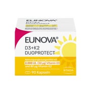 EUNOVA DuoProtect Vitamin D3+K2 2000IE/80UG 90 St