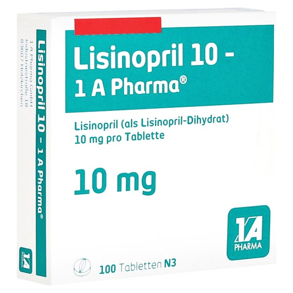Lisinopril 10-1a Pharma Tabletten 100 St