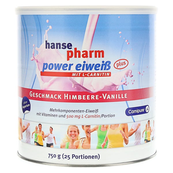 Hansepharm Power Eiweiß plus Himbeere-Va 750 g