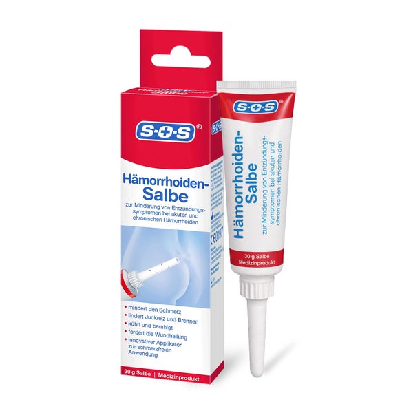SOS Hämorrhoiden Salbe | Lindert Juckreiz & Brennen 30 g