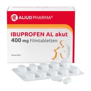 Produktabbildung: Ibuprofen AL akut 400 mg Filmtabletten 20 St