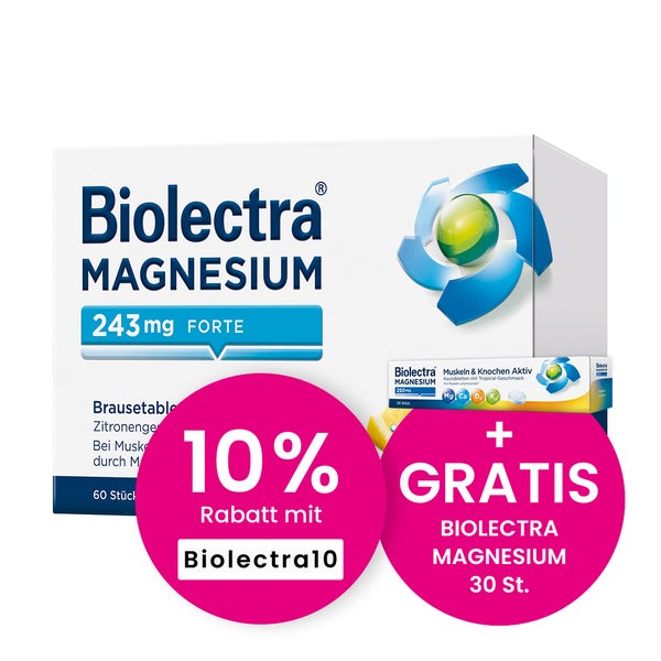 Biolectra Magnesium 243 mg forte Zitrone 60 St
