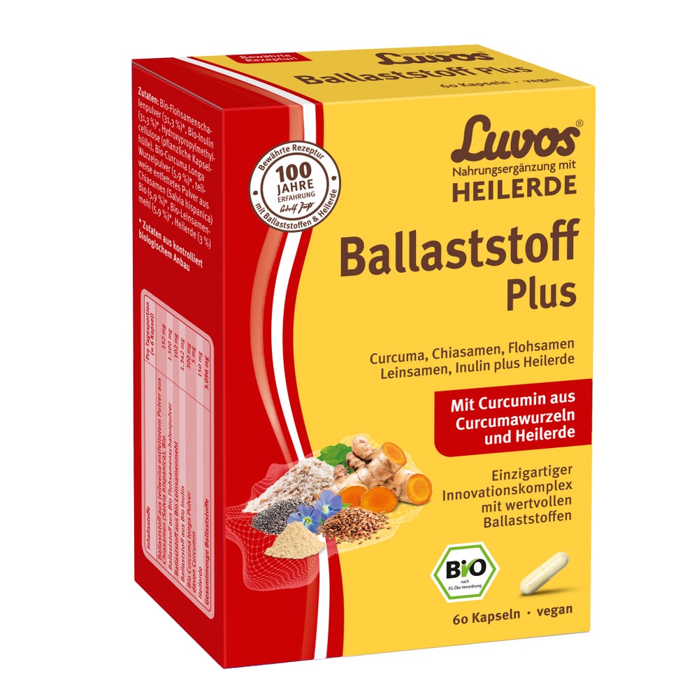 Luvos Ballaststoff Plus 60 St