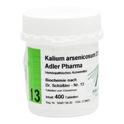 Produktabbildung: Biochemie Adler 13 Kalium arsenicosum D 400 St
