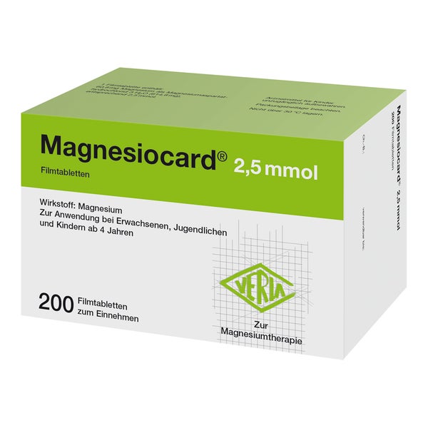 Magnesiocard 2,5 mmol Filmtabletten 200 St