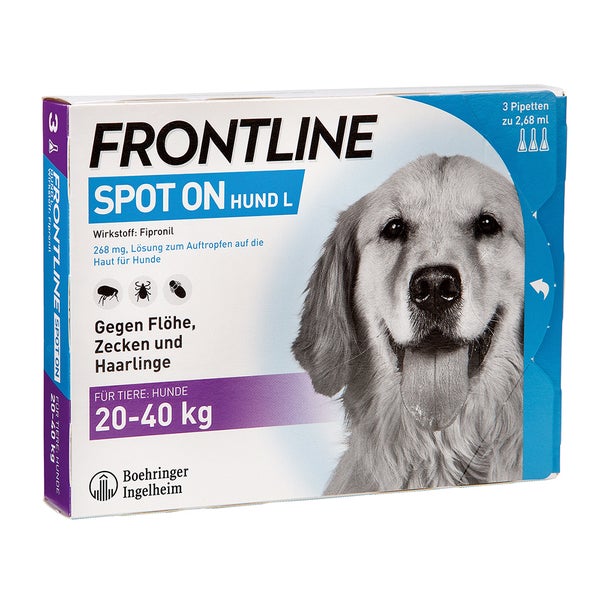FRONTLINE SPOT-ON - Hund L 20-40 kg 3 St