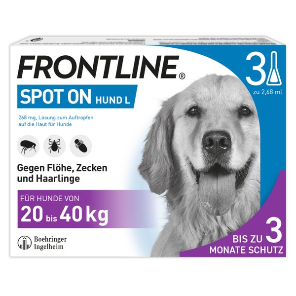 FRONTLINE SPOT-ON - Hund L 20-40 kg 3 St