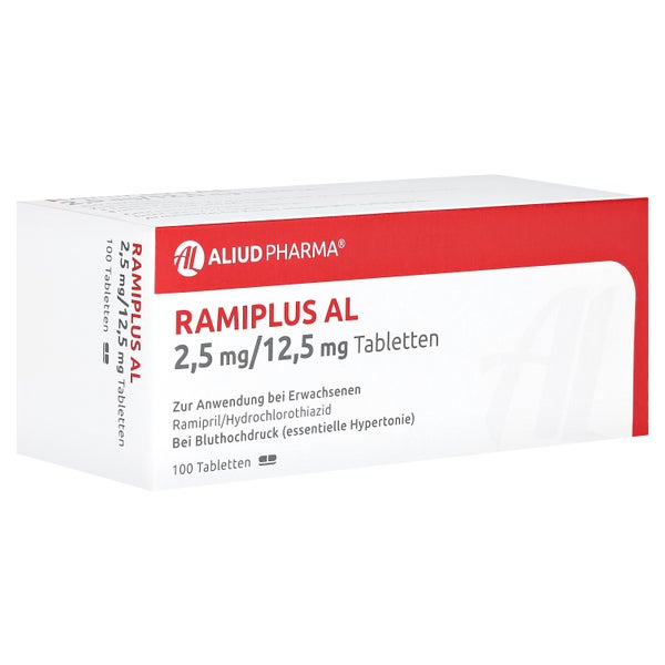 Ramiplus AL 2,5 mg/12,5 mg Tabletten 100 St