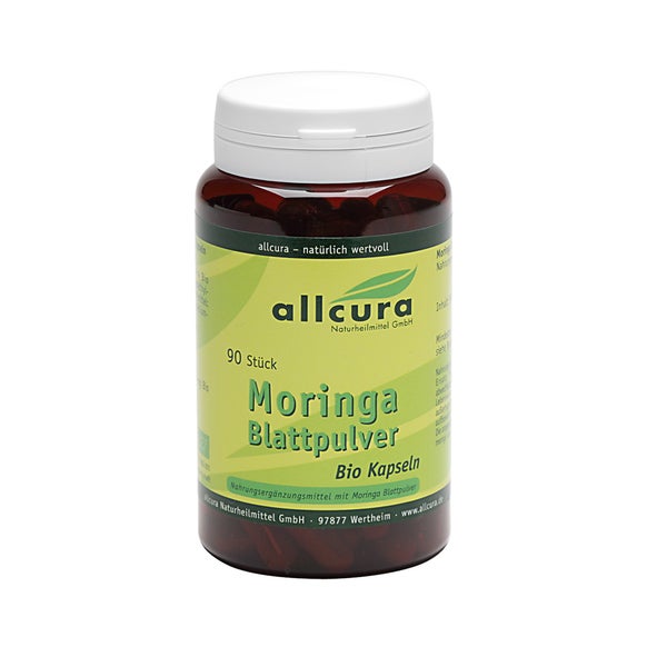 Moringa Blattpulver Bio Kapseln 90 St