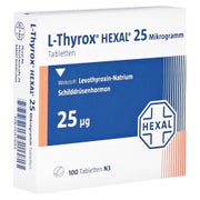 L-thyrox Hexal 25 Mikrogramm Tabletten 100 St