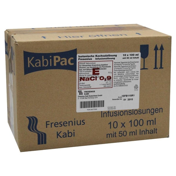 Isotonische Kochsalzlösung 100ml halbgef 10X50 ml