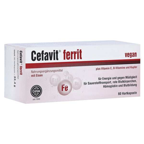 Cefavit Ferrit Hartkapseln 60 St