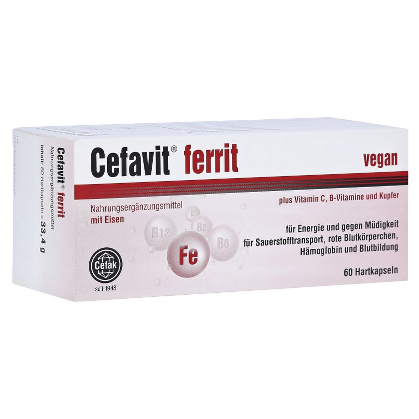Cefavit Ferrit Hartkapseln 60 St