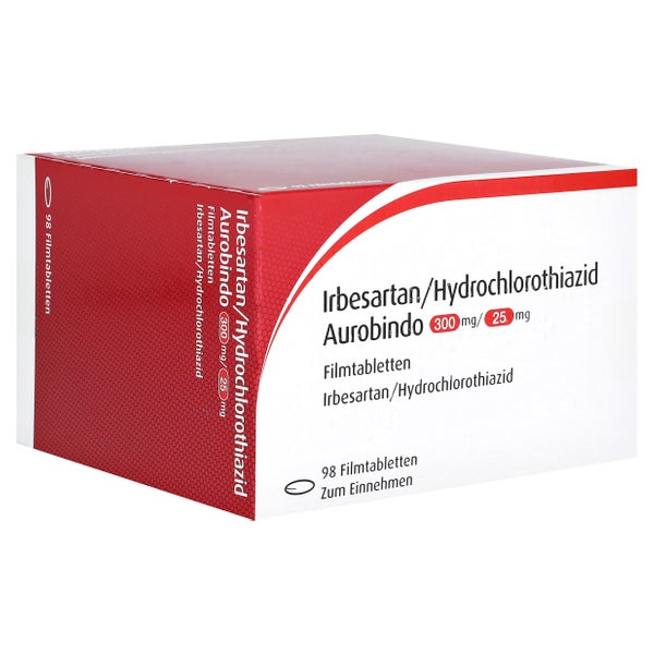 IRBESARTAN/HCT Aurobindo 300/25 mg Filmtabletten 98 St