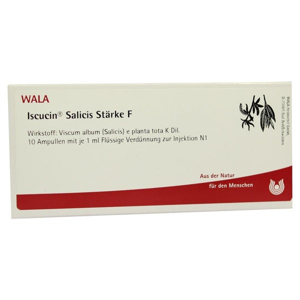 Iscucin Salicis Stärke F Ampullen 10X1 ml
