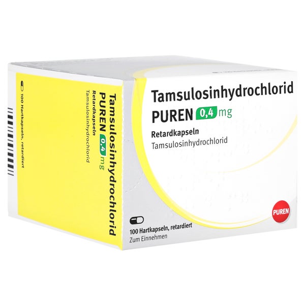 TAMSULOSINHYDROCHLORID PUREN 0,4 mg Retardkapseln 100 St