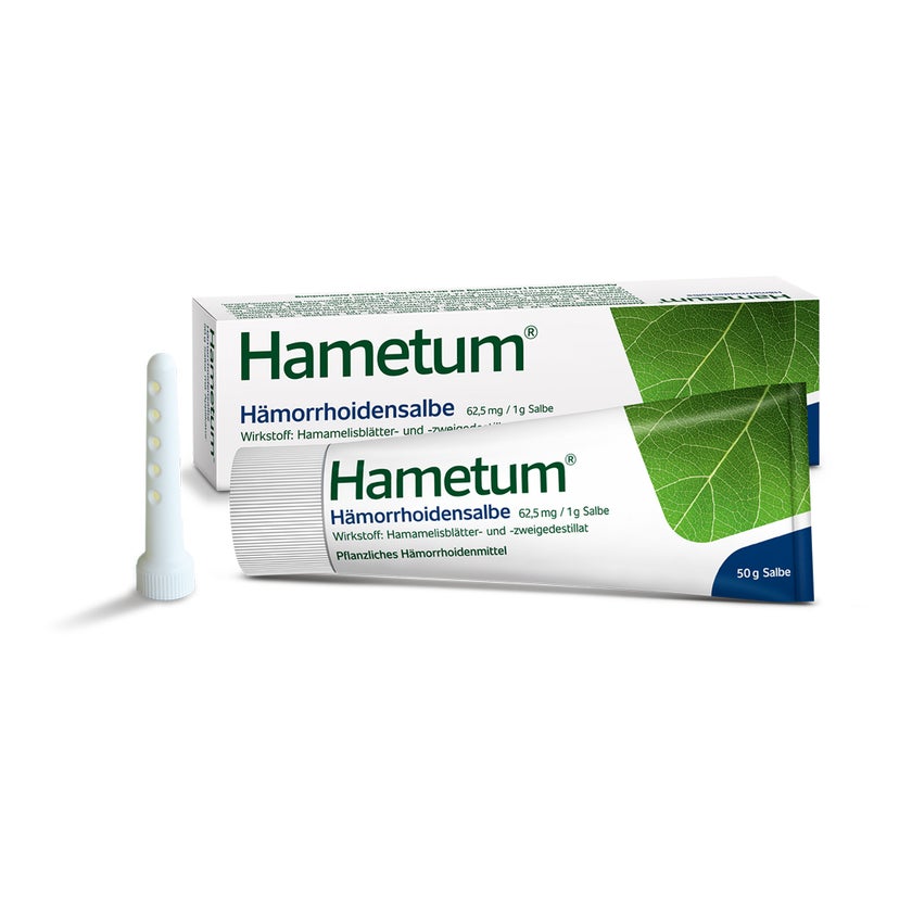 Hametum Hämorrhoidensalbe mit Applikator 50 g