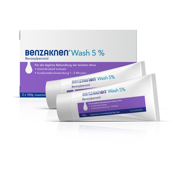 Benzaknen Wash 5% 2X100 g