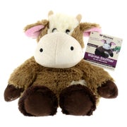 Wärme Stofftier Kuh braun 1 St