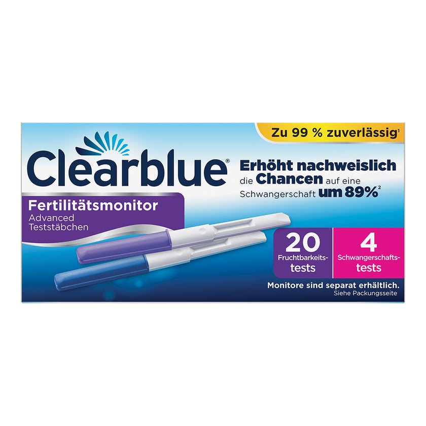 Clearblue Fertilitätsmonitor Teststäbchen 24 St