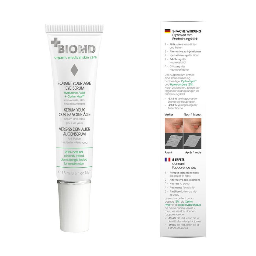 BIOMD Vergiss dein Alter Augen Serum 15 ml