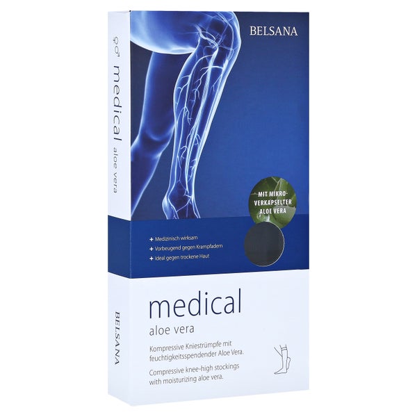 Belsana med aloe AD Gr.M Gr.39-41 schwar 2 St