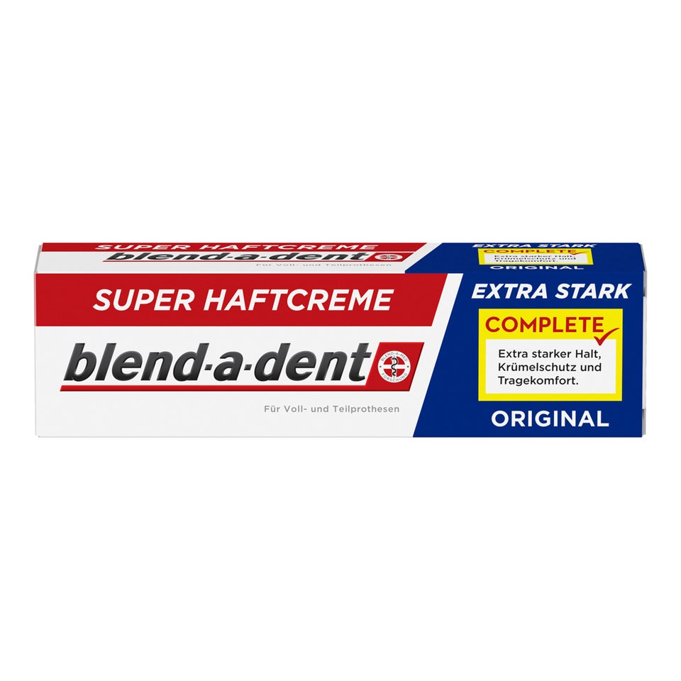Blend A Dent Super Haftcreme Extra Stark Inhaltsstoffe blend-a-dent Super Haftcreme extra stark | medpex