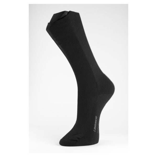 LINDNER® Silversoft® - Diabetikersocken / Neurodermitikersocken, Schwarz, Gr. 41 - 43 2 St