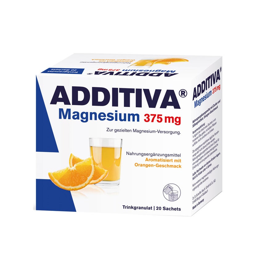 Additiva Magnesium 375 mg Granulat Orange 20 St