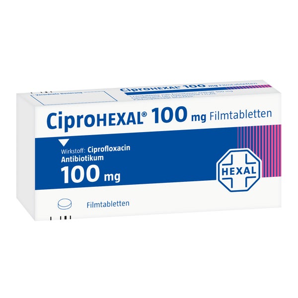 Ciprohexal 100 mg Filmtabletten 6 St