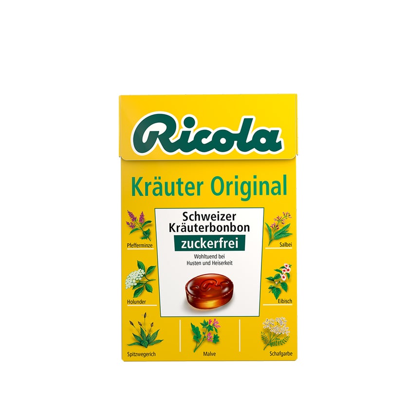 Ricola Kräuter Original ohne Zucker Box 50 g