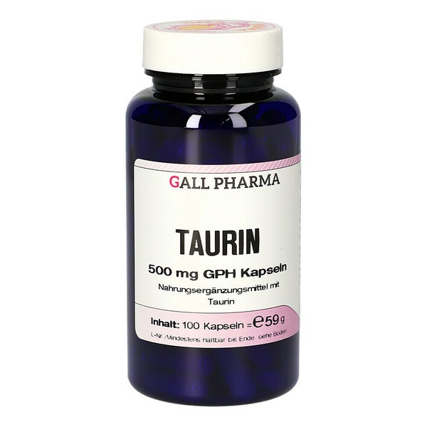 L-taurin 500 mg Kapseln 100 St