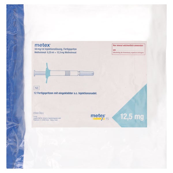 METEX FS 12,5 mg (50mg/ml) Inj.-Lösung Fertigspr. 12 St