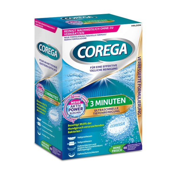 Corega 3 Minuten (Tabs) 66 St