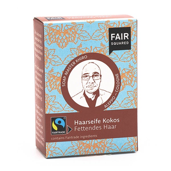 FAIR SQUARED Coconut Hair Soap Greasy 2X80 g
