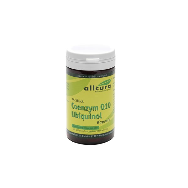 allcura Coenzym Q 10 Ubiquinol Kapseln 75 St