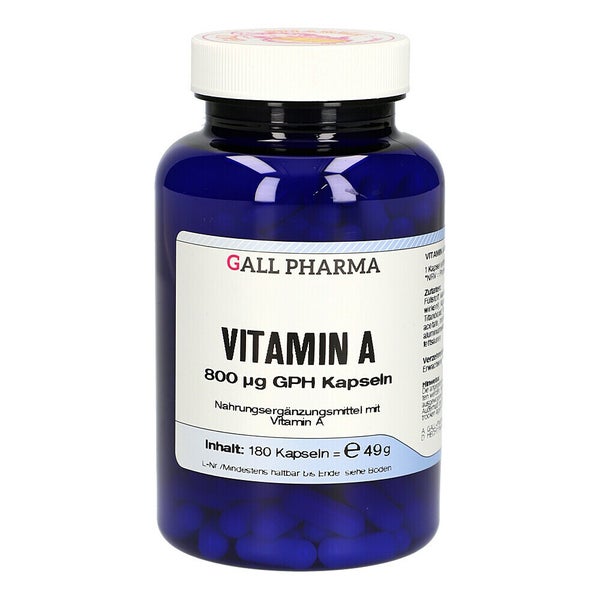 Vitamin A 800 µg GPH Kapseln 180 St