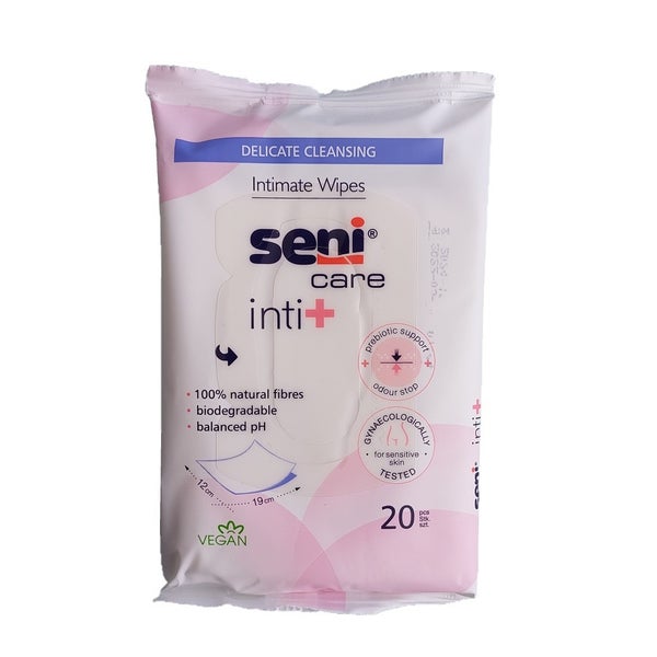 SENI care Inti+ Feuchttücher 12x19 cm 20 St