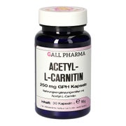 Produktabbildung: Acetyl-l-carnitin 250 mg Kapseln 30 St