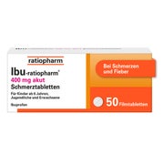 Ibu-ratiopharm® 400 mg akut Schmerztabletten 50 St
