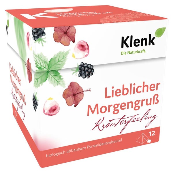 Lieblicher Morgengruß Tee Pyramidenbeute 12X2,5 g